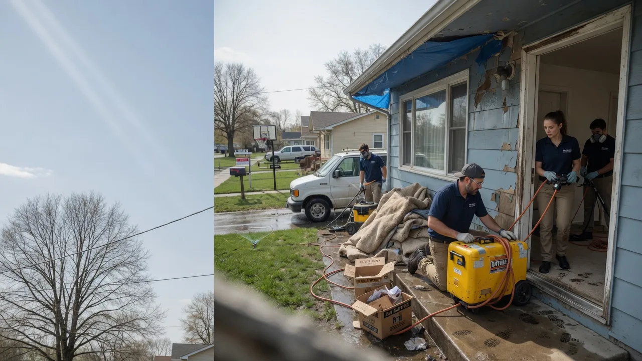 Basement Flood Cleanup in Souris, ND near me